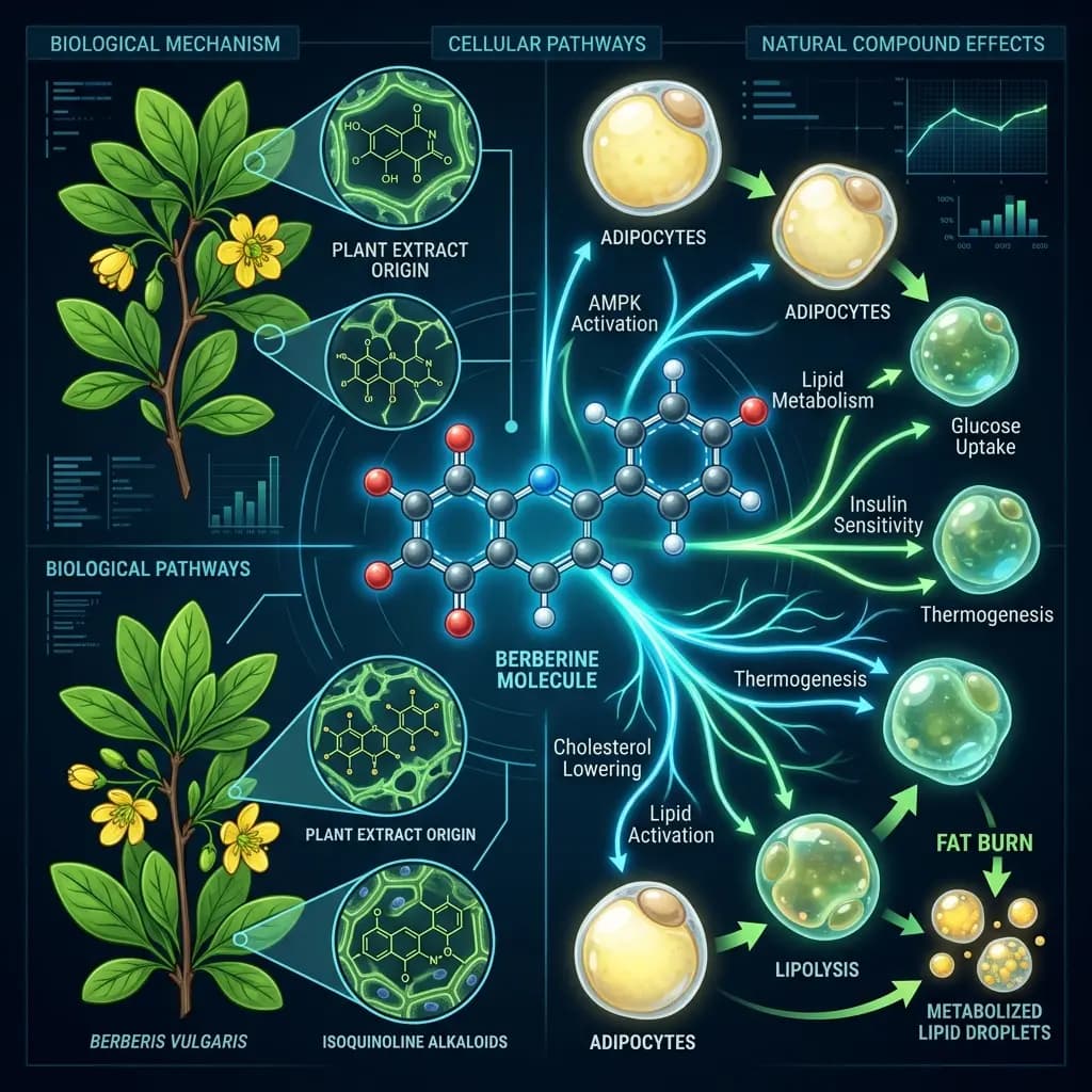 Berbérine et Perte de Poids : Ce que Disent 200+ Études Cliniques (2026)